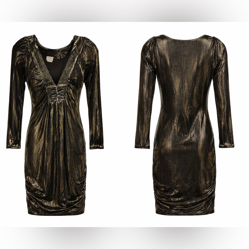 DayTrip's Womens' Vintage Tunic Synched Front Bodycon Dress